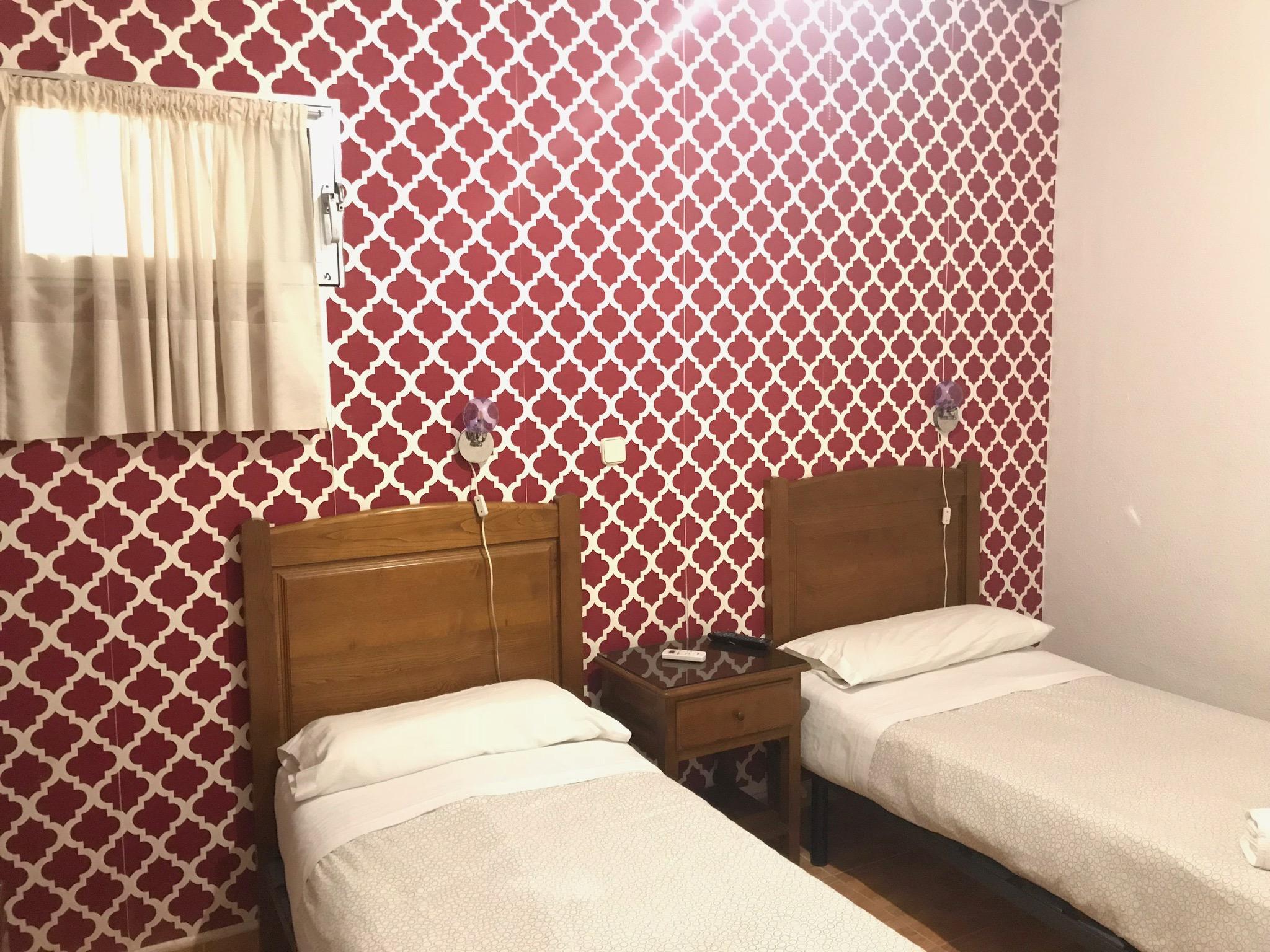 Hostal Los Perales Madrid Exterior photo A room at the hotel